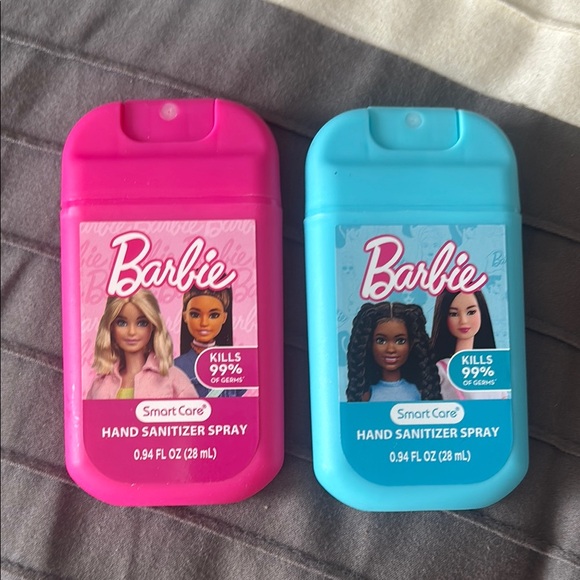 Barbie Other - Barbie Hand Sanitizer Spray - Pink and Blue